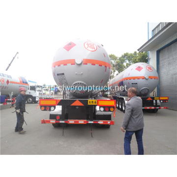 Trailer Tangki Aluminium Semi untuk transportasi minyak